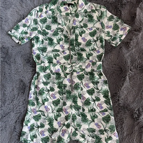 Maje Women Short jumpsuit in printed viscoselinen - Picture 3 of 7